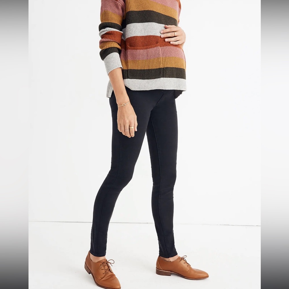 Madewell Maternity Skinny Jeans over-the-belly sz 29 in Lunar Wash
